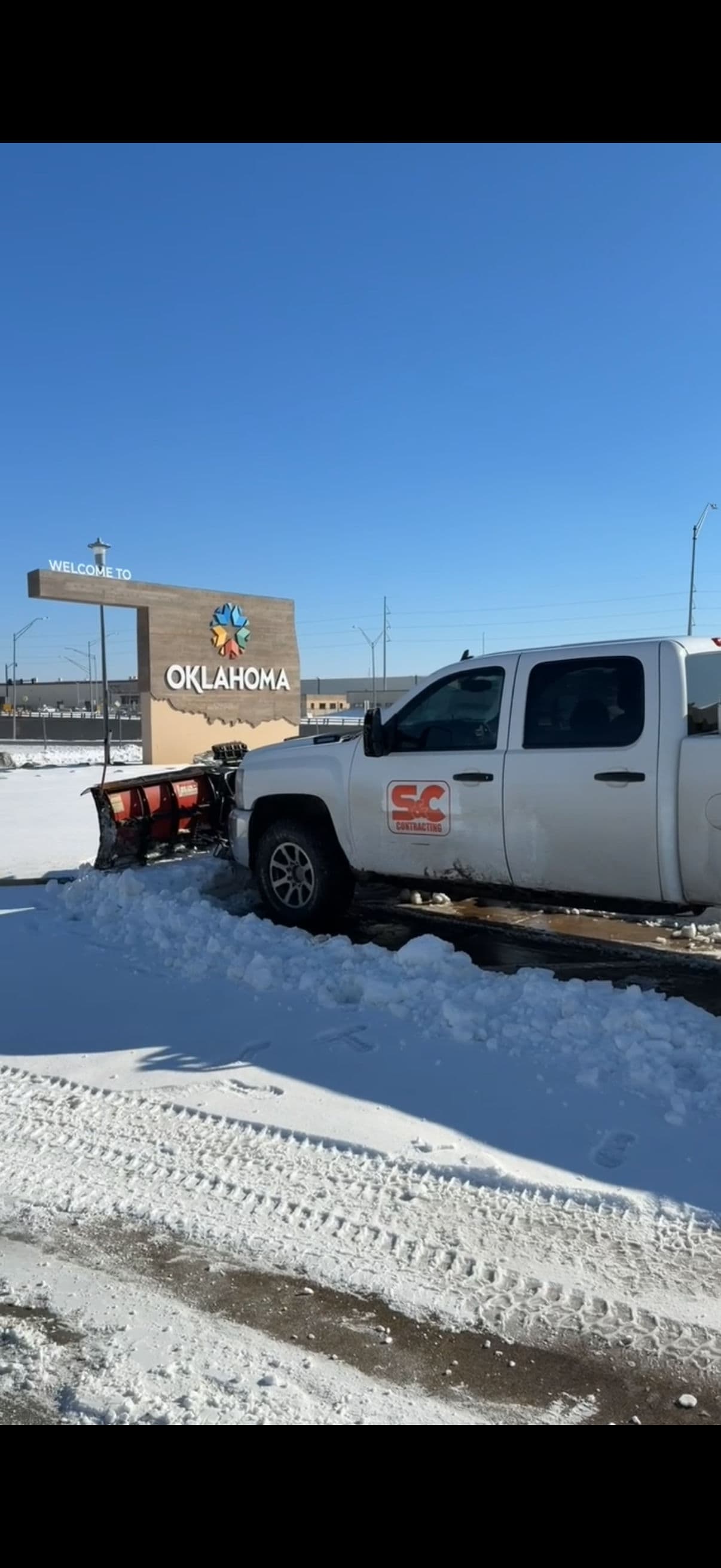 S & C Contracting's Snow Removal Mission in Oklahoma